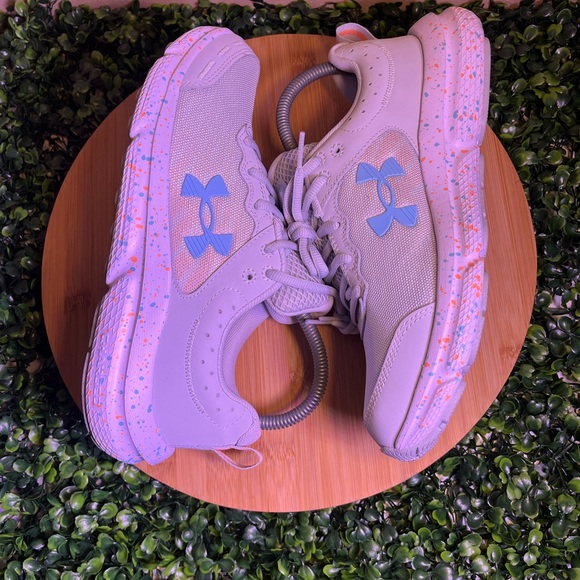 🔥 UNDER ARMOUR CHARGED ASSERT 10 UA PNTSP GREY 3027092-100 SHOES WOMENS SIZE 9 - Picture 6 of 9